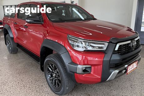 Red 2022 Toyota Hilux Double Cab Pick Up Rogue (4X4) 6 Speaker