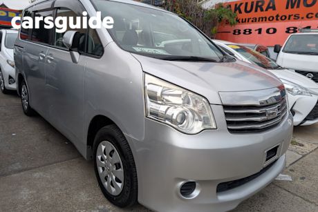 Silver 2011 Toyota Noah Wagon
