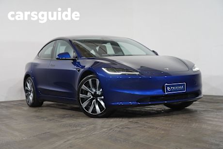 Blue 2024 Tesla Model 3 Sedan Long Range