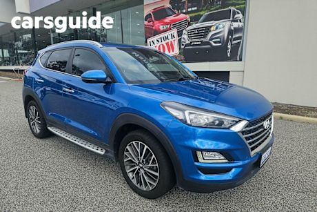 Blue 2018 Hyundai Tucson Wagon Elite Crdi (awd)