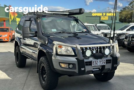 Blue 2004 Toyota Landcruiser Prado Wagon GXL (4X4)