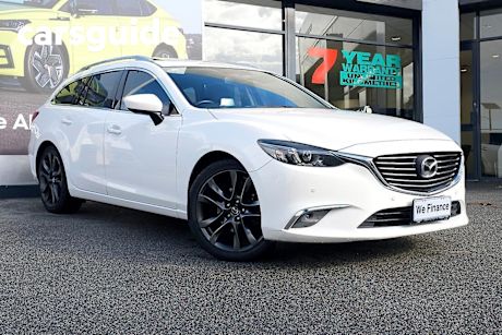 White 2015 Mazda 6 Wagon GT Safety
