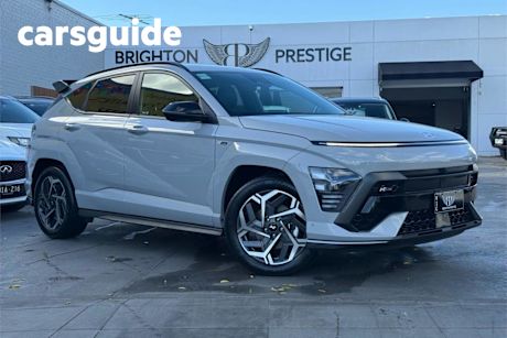 Grey 2023 Hyundai Kona Wagon Hybrid Premium N Line