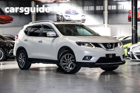 White 2014 Nissan X-Trail Wagon TI (4X4)
