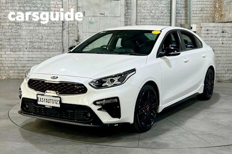 White 2021 Kia Cerato Sedan GT Safety Pack