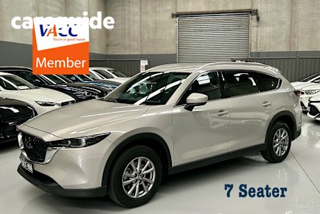 Silver 2023 Mazda CX-8 Wagon G25 Sport (fwd)