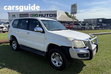 White 2007 Toyota Landcruiser Prado Wagon GX (4X4)