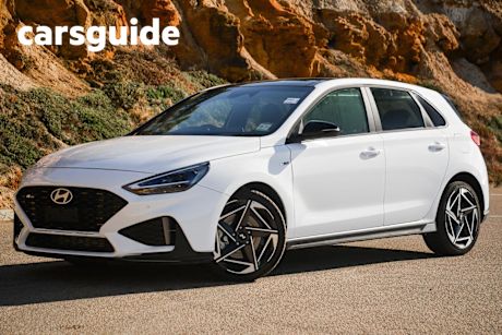 White 2025 Hyundai I30 Hatchback N Line PRM Mhev