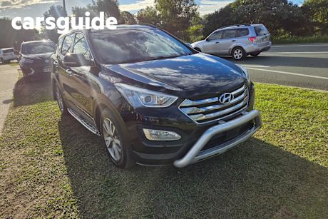 Black 2014 Hyundai Santa FE Wagon Elite Crdi (4X4)