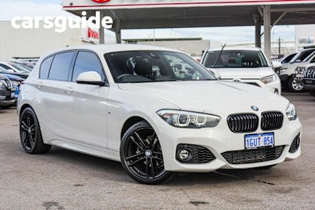 White 2019 BMW 118I Hatchback Sport Line