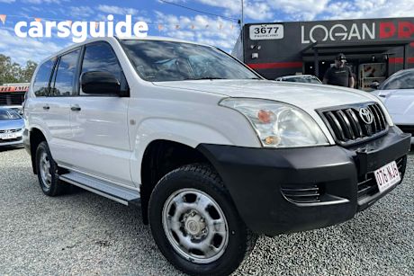 White 2005 Toyota Landcruiser Prado Wagon GX (4X4)