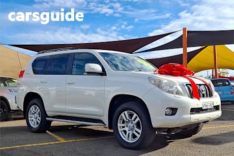 White 2009 Toyota Landcruiser Prado Wagon GXL (4X4)