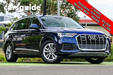Blue 2023 Audi Q7 Wagon 45 TDI Quattro Mhev