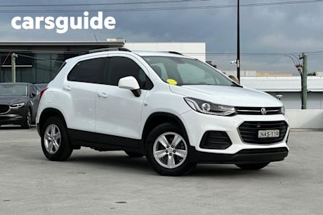White 2018 Holden Trax Wagon LS