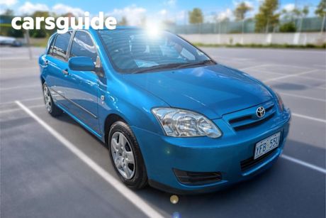 Blue 2006 Toyota Corolla Hatchback Ascent Seca