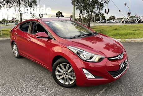 Red 2015 Hyundai Elantra Sedan Active Special Edition