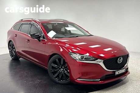 Red 2022 Mazda 6 Wagon GT SP