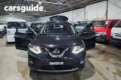 Black 2014 Nissan X-Trail Wagon TL (fwd)