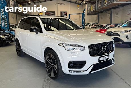 White 2022 Volvo XC90 Wagon B6 R-Design Mhev