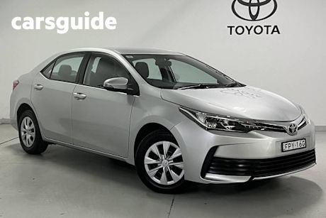 Silver 2017 Toyota Corolla Sedan Ascent