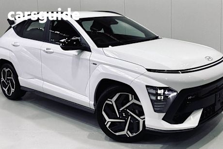 White 2024 Hyundai Kona Wagon N Line