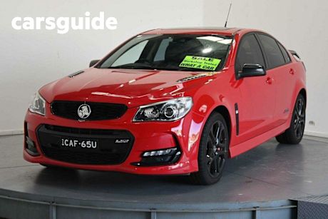 Red 2017 Holden Commodore Sedan SS-V Redline