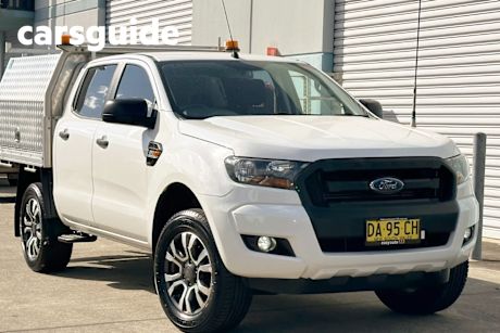 White 2016 Ford Ranger Crew Cab Chassis Xl 2.2 Hi-Rider (4X2)