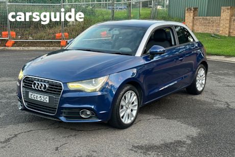 Blue 2011 Audi A1 Hatchback 1.4 Tfsi Ambition