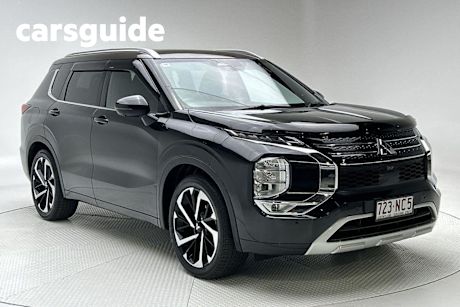 Black 2022 Mitsubishi Outlander Wagon Exceed Tourer 7 Seat (awd)