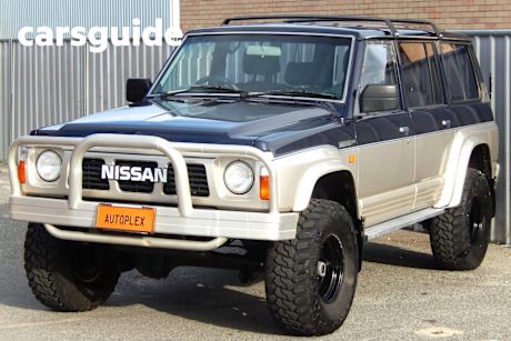 Blue 1992 Nissan Patrol Wagon TI (4X4)