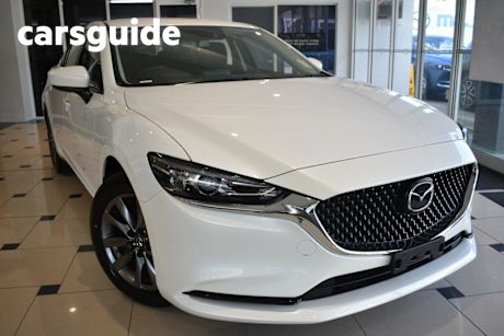 White 2024 Mazda 6 Sedan G25 Sport