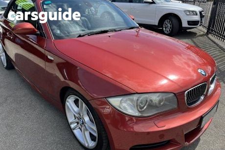 Orange 2008 BMW 1 Convertible