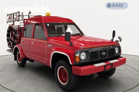 Red 1992 Nissan Safari Ute Tray 4WD