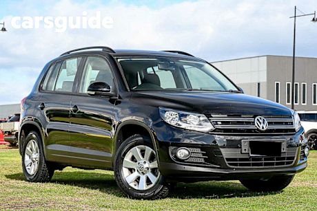 Black 2012 Volkswagen Tiguan Wagon 132 TSI Pacific