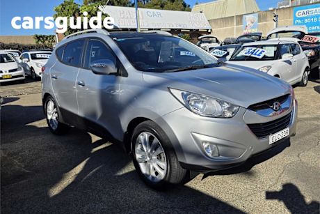 Silver 2010 Hyundai IX35 Wagon Highlander (awd)