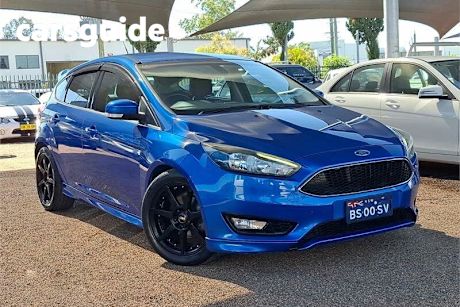 Blue 2016 Ford Focus Hatchback Sport