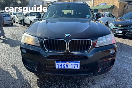 Black 2011 BMW X3 Wagon Xdrive 20D