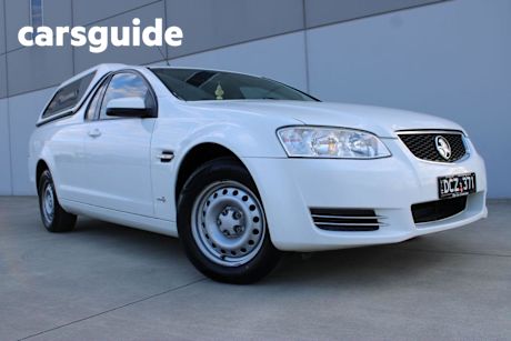 White 2012 Holden Commodore Utility Omega (lpg)