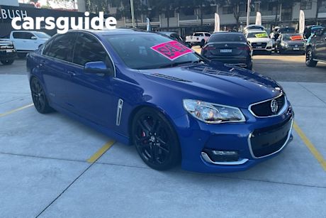 Blue 2016 Holden Commodore Sedan SS-V Redline