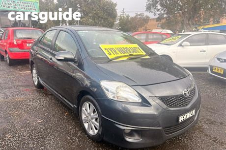 Grey 2012 Toyota Yaris Sedan YRX