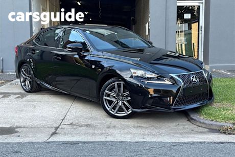 Black 2014 Lexus IS300H Sedan F Sport Hybrid