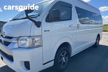White 2024 Toyota Hiace Commercial SLWB