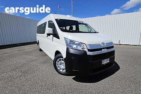 White 2023 Toyota Hiace Bus Slwb Commuter (12 Seats)