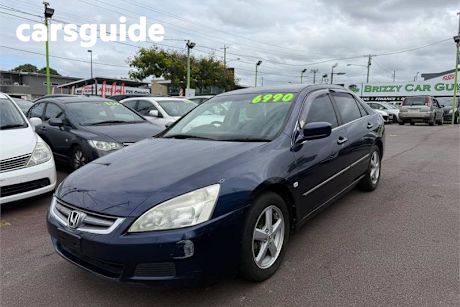 Blue 2005 Honda Accord Sedan VTI