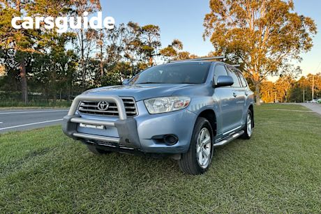 Blue 2008 Toyota Kluger Wagon KX-R (fwd) 7 Seat