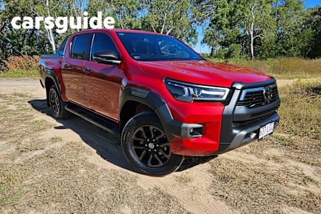 Red 2022 Toyota Hilux Double Cab Pick Up Rogue (4X4)
