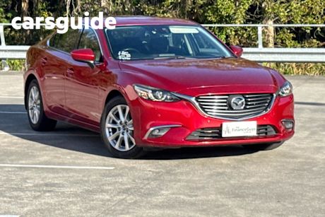 Red 2016 Mazda 6 Sedan Touring