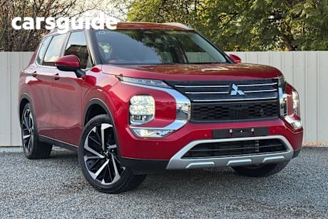 Red 2022 Mitsubishi Outlander Wagon Aspire 7 Seat (awd)
