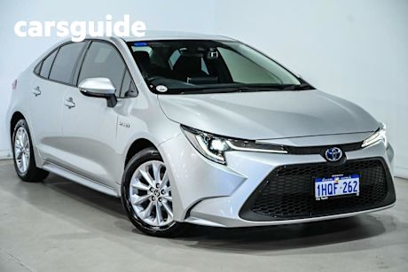 Silver 2022 Toyota Corolla Sedan SX Hybrid