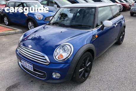 Blue 2013 Mini Cooper Hatchback Baker Street